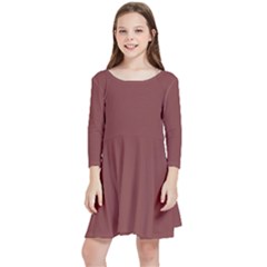 Brandy Brown Kids  Quarter Sleeve Skater Dress