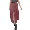 Brandy Brown Velour Split Maxi Skirt View1