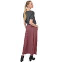 Brandy Brown Velour Split Maxi Skirt View2