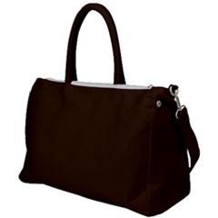 Brunette Brown Duffel Travel Bag by FabChoice