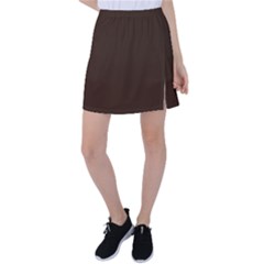 Brunette Brown Tennis Skirt by FabChoice