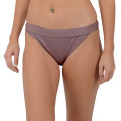 Burnished Brown Band Bikini Bottom by FabChoice