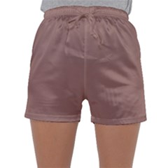 Burnished Brown Sleepwear Shorts by FabChoice