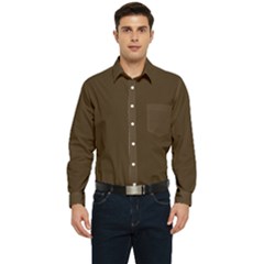 Cafe Noir Men s Long Sleeve Pocket Shirt  by FabChoice