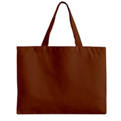 Caramel Cafe Zipper Mini Tote Bag