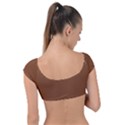 Caramel Cafe Cap Sleeve Ring Bikini Top View2