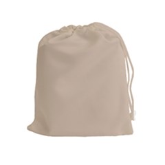 Frosted Almond Drawstring Pouch (xl) by FabChoice