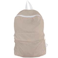 Frosted Almond Foldable Lightweight Backpack by FabChoice