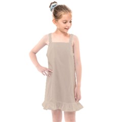 Frosted Almond Kids  Overall Dress by FabChoice