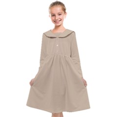 Frosted Almond Kids  Midi Sailor Dress by FabChoice