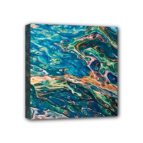 Oceanic Mircoscope  Mini Canvas 4  X 4  (stretched)