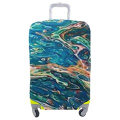 Oceanic Mircoscope  Luggage Cover (medium) by BrenZenCreations