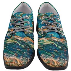 Oceanic Mircoscope  Women Heeled Oxford Shoes by BrenZenCreations