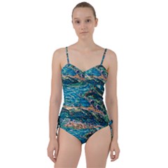 Oceanic Mircoscope  Sweetheart Tankini Set by BrenZenCreations