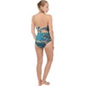 Oceanic Mircoscope  Scallop Top Cut Out Swimsuit View2