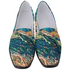 Oceanic Mircoscope  Women s Classic Loafer Heels by BrenZenCreations