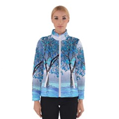 Crystal Blue Tree Winter Jacket