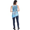 Crystal Blue Tree Sleeveless Tunic View2