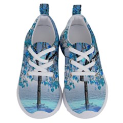 Crystal Blue Tree Running Shoes by icarusismartdesigns