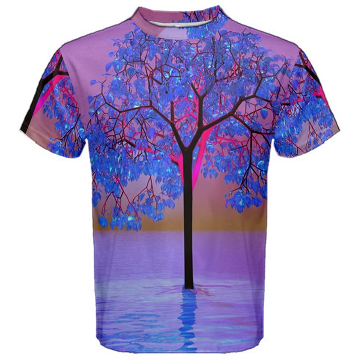 Tree Sunset Men s Cotton Tee