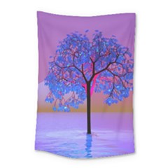 Tree Sunset Small Tapestry