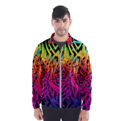 Abstract Jungle Men s Windbreaker