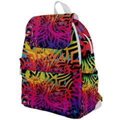 Abstract Jungle Top Flap Backpack by icarusismartdesigns