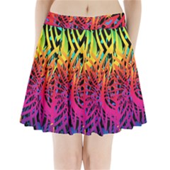 Abstract Jungle Pleated Mini Skirt by icarusismartdesigns