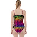 Abstract Jungle Cut Out Top Tankini Set View2