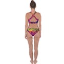 Abstract Jungle Cross Back Hipster Bikini Set View2