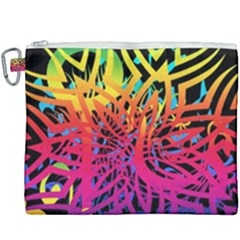 Abstract Jungle Canvas Cosmetic Bag (xxxl) by icarusismartdesigns