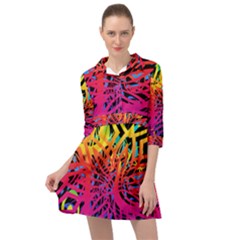 Abstract Jungle Mini Skater Shirt Dress by icarusismartdesigns