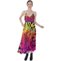 Abstract Jungle Tie Back Maxi Dress View1