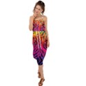 Abstract Jungle Waist Tie Cover Up Chiffon Dress View1