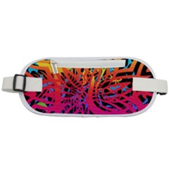 Abstract Jungle Rounded Waist Pouch by icarusismartdesigns