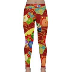 Floral Abstract Classic Yoga Leggings