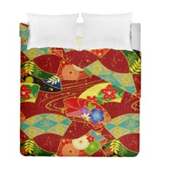 Floral Abstract Duvet Cover Double Side (full/ Double Size) by icarusismartdesigns