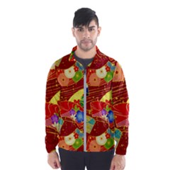 Floral Abstract Men s Windbreaker