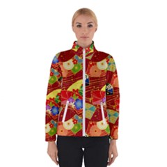 Floral Abstract Winter Jacket