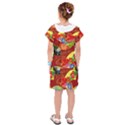 Floral Abstract Kids  Drop Waist Dress View2