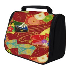 Floral Abstract Full Print Travel Pouch (small) by icarusismartdesigns