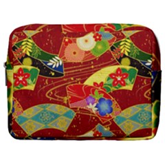 Floral Abstract Make Up Pouch (large) by icarusismartdesigns