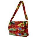 Floral Abstract Full Print Messenger Bag (L) View1