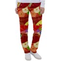 Floral Abstract Women s Casual Pants View1