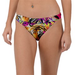 Tiger In The Jungle Band Bikini Bottom by icarusismartdesigns