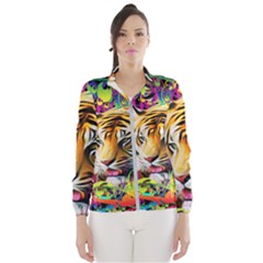 Tiger In The Jungle Women s Windbreaker