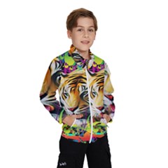 Tiger In The Jungle Kids  Windbreaker