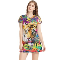 Tiger In The Jungle Women s Sports Skirt by icarusismartdesigns