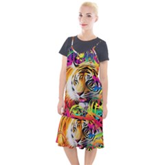 Tiger In The Jungle Camis Fishtail Dress by icarusismartdesigns