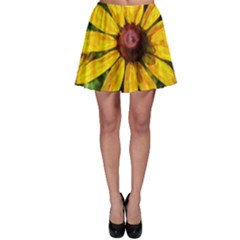 Sunflower Painting Skater Skirt by ExtraAwesomeSauce